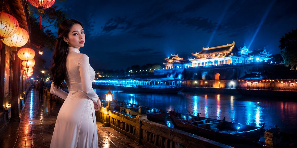 Cảnh bóng đá và nghệ thuật truyền thống tại Huế